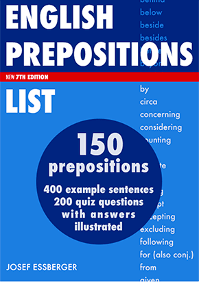 Prepositions List PDF
